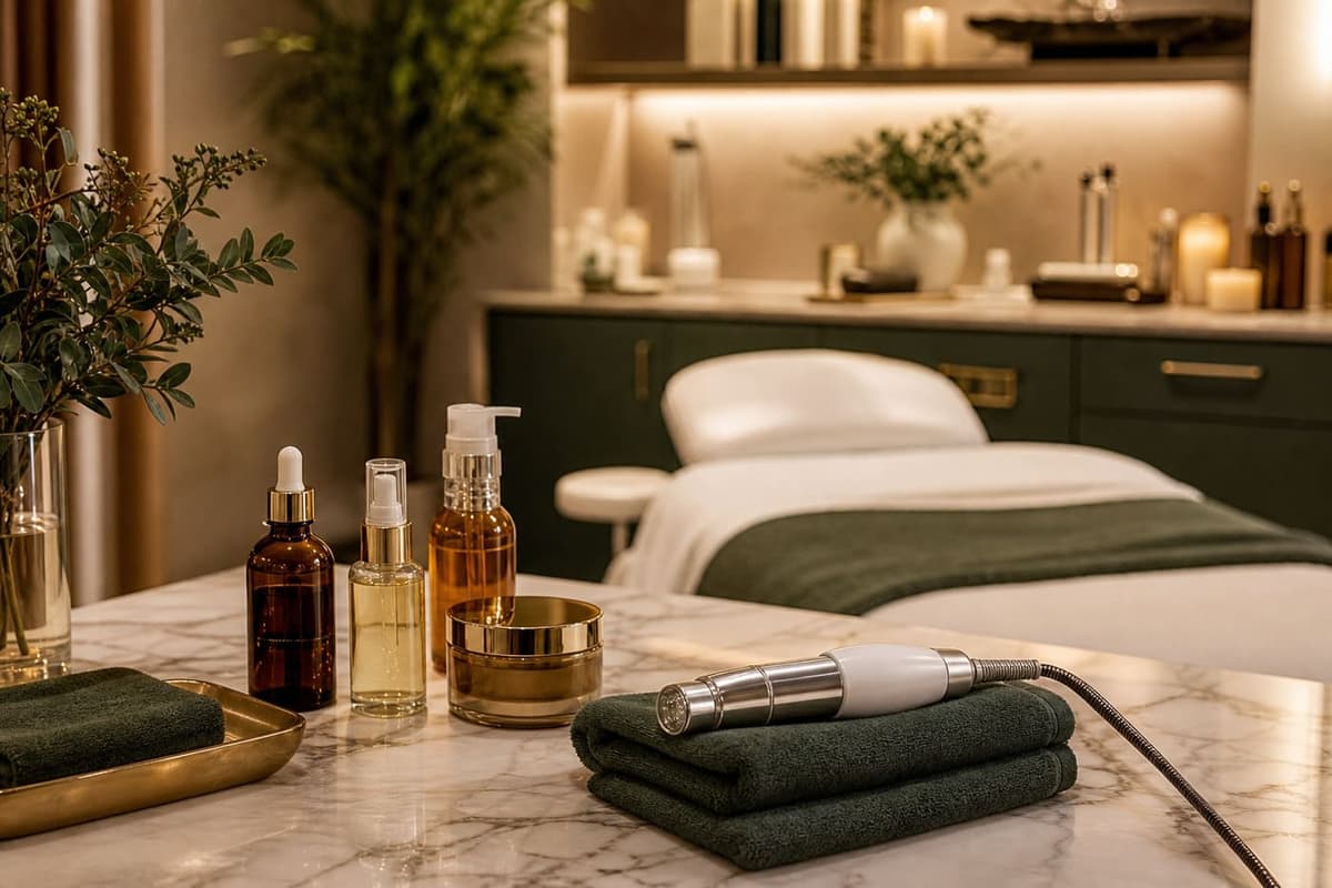 Microdermabraziune — exfoliere facială profesională Echipament profesional pentru microdermabraziune facială în spa premium