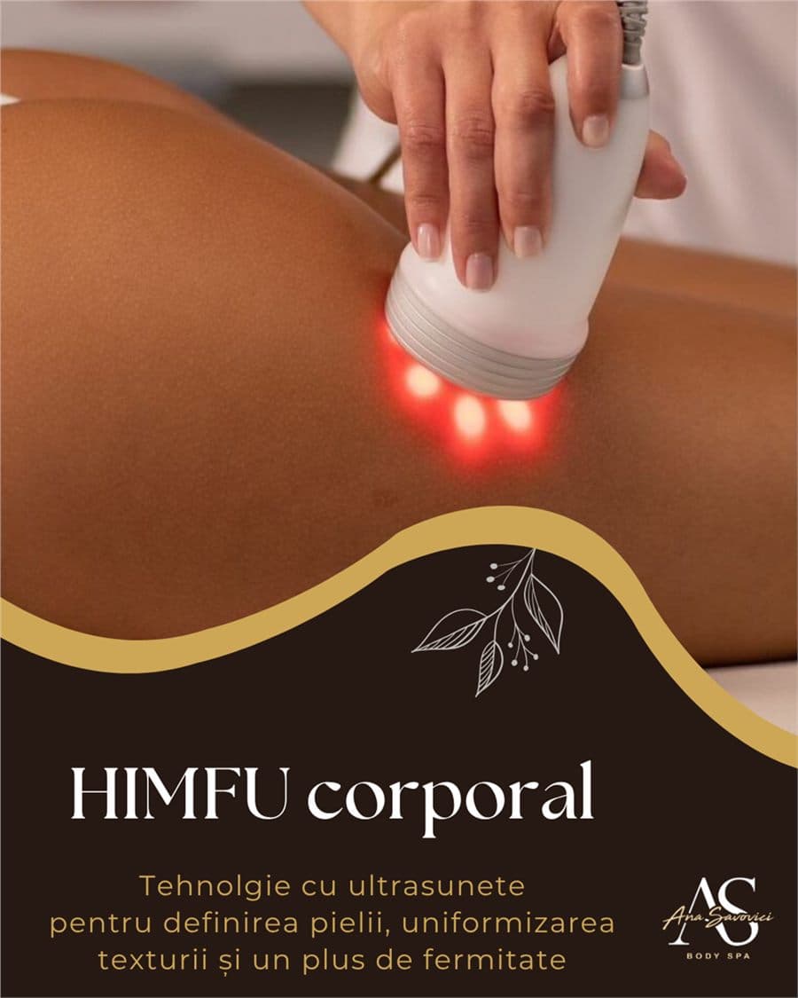 HIFU corporal Craiova Aplicare HIFU corporal pe coapsă, în salonul Claire Beauty din Craiova